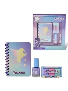  Martinelia smink szett, make-up szett (körömlakk, szemhéjfesték, notesz), Pegaso