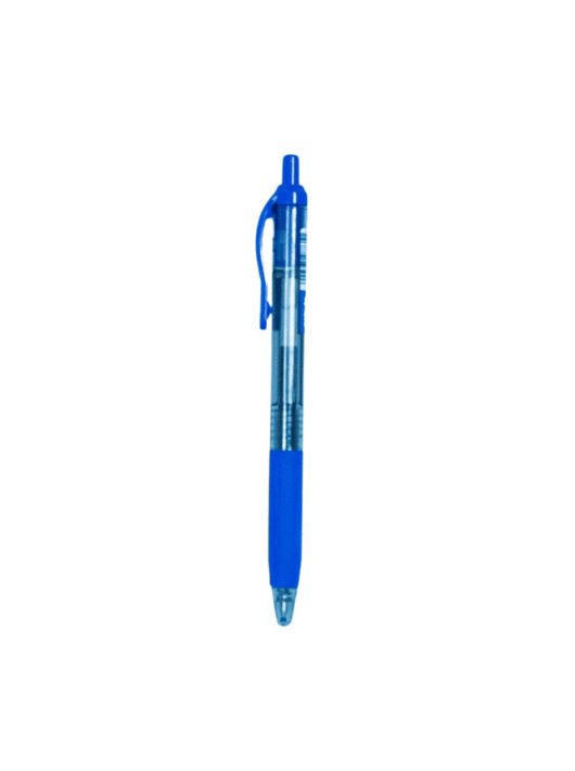 Zseléstoll, 0,5 mm, kék tinta, kék tolltest, Nebulo