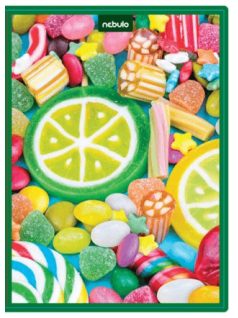   Candy füzetbox A/4, hullámkarton, gazdaságos kivitel, Nebulo