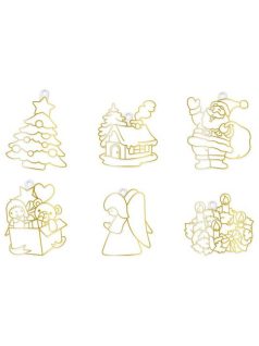   Fényvarázs formák üvegfestékhez, 6 db-os, zacskós, karácsonyi