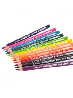   Színes ceruzakészlet 12 db-os, Ars Una, jumbo, háromszög test