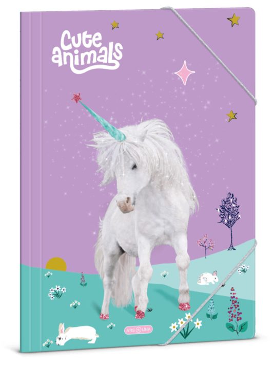 Unikornis gumis mappa A/4, Cute Animals, Unicorn