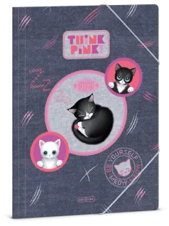 Think Pink, cicás gumis mappa A/4, Ars Una