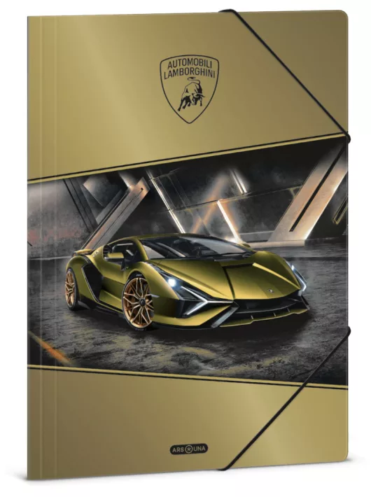 Lamborghini gumis mappa A/4, Ars Una, arany színű