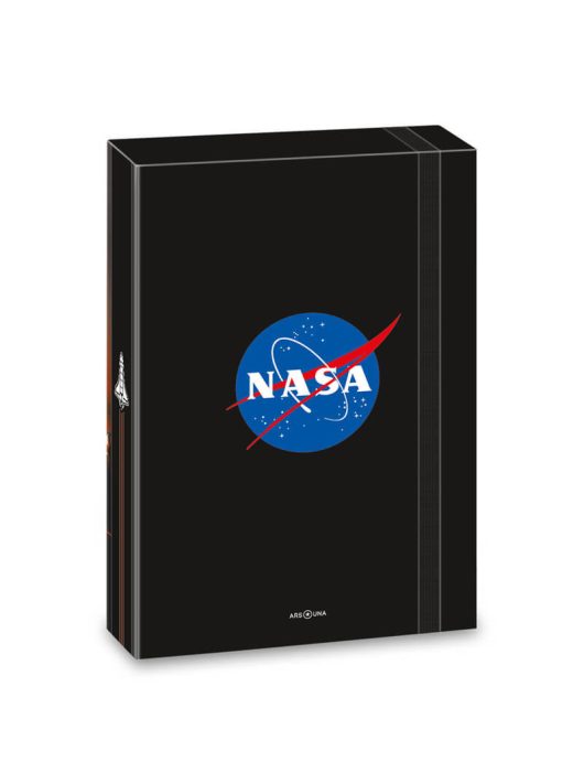 NASA füzetbox A/4, fekete (5126)