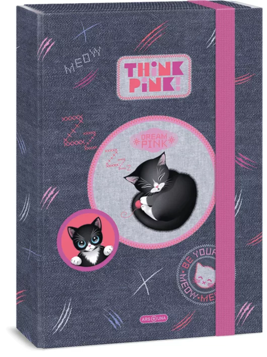 Think Pink, cicás füzetbox A/4, Ars Una