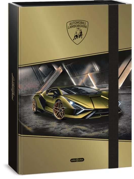 Lamborghini füzetbox A/4, Ars Una, arany színű