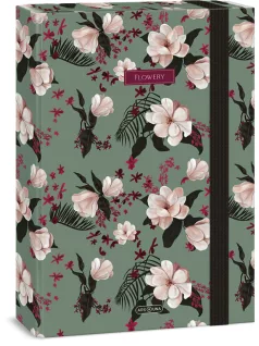 Ars Una füzetbox A/4, Flowery Green