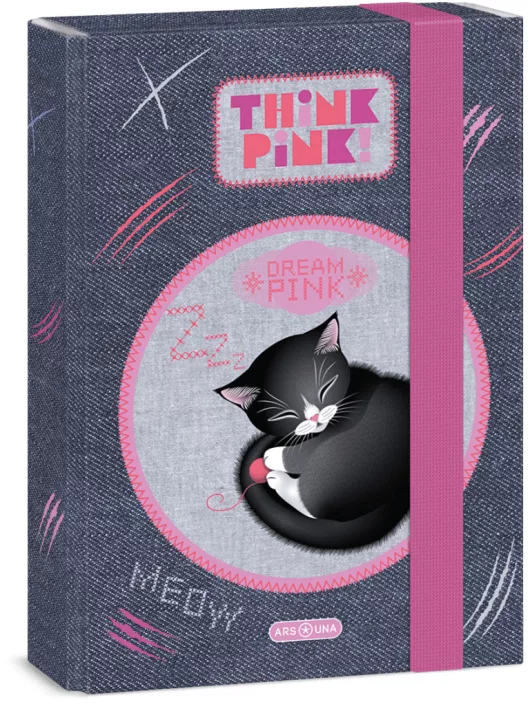 Think Pink, cicás füzetbox A/5, Ars Una