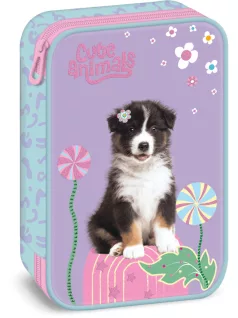 Aussie, kutyás tolltartó, belső emeletes, üres, Ars Una