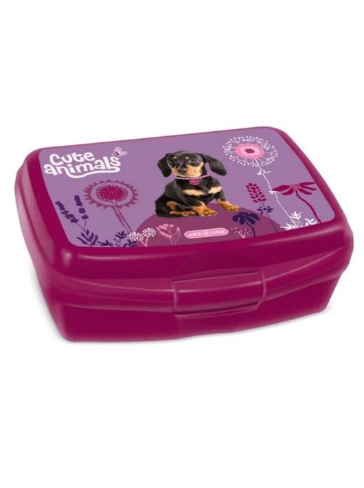 Cuki állatok uzsonnás doboz, puppy, kutyás