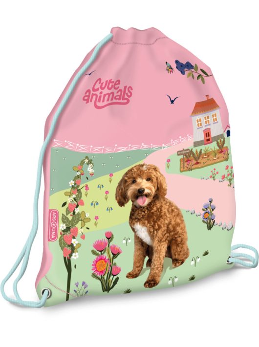 Doggie, kutyás tornazsák, sportzsák 42x32cm, Cute Animals