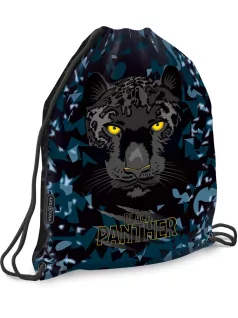   Black Panther tornazsák, sportzsák 42x32cm, Ars Una, fekete párduc