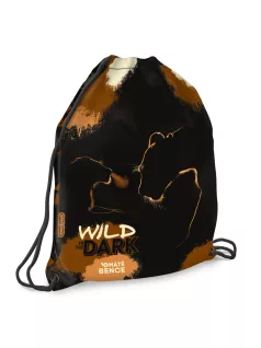   Wild in the Dark tornazsák, sportzsák 42x32cm, Ars Una, oroszlánok