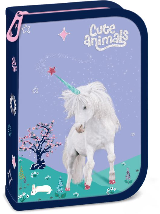 Unikornis tolltartó, klapnis, töltött, Cute Animals, Unicorn