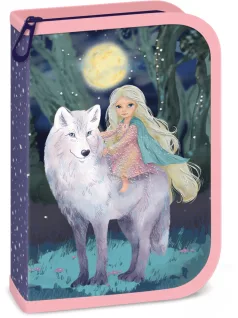   Northern Lights tolltartó, klapnis, töltött, Ars Una, farkas kislánnyal