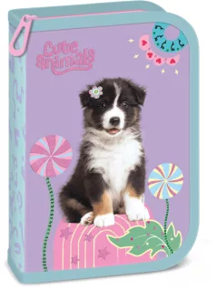 Aussie, kutyás tolltartó, klapnis, töltött, Ars Una