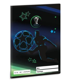   Focis tűzött füzet A/5, 32 lap vonalas 3.osztály (12-32), Champs