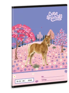 Lovas tűzött füzet A/5, 32 lap sima, Ars Una, Horse