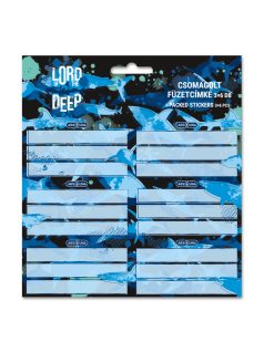 Lord of the Deep füzetcímke 18 db, cápás
