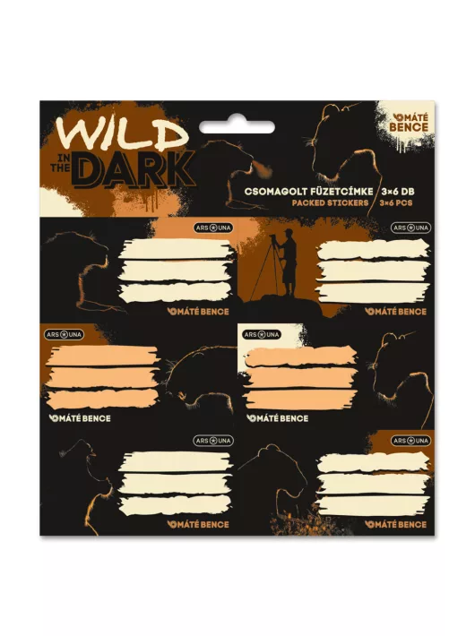 Wild in the Dark füzetcímke 18 db, Ars Una, oroszlánok