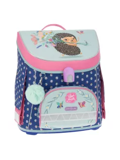   Fresh Flowers kompakt mágneszáras iskolatáska 41x33x25cm, Ars Una, sünis