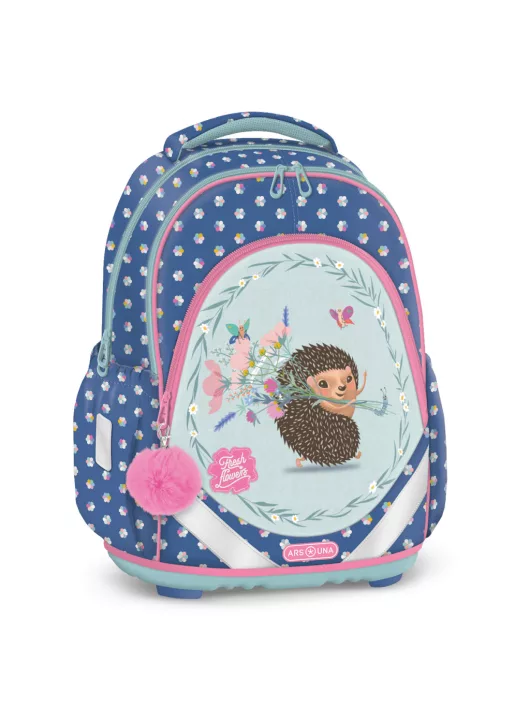 Fresh Flowers anatómiai iskolatáska, hátizsák, 43x33x22cm, Ars Una, sünis