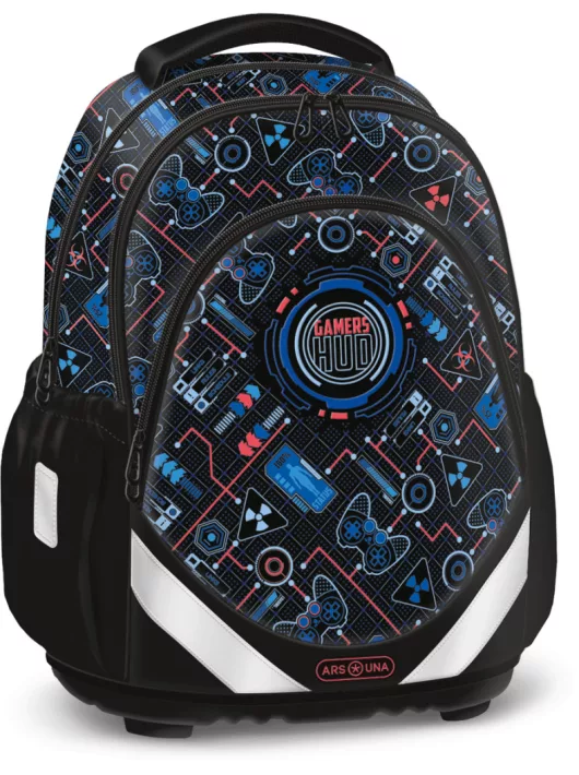 Gamers Hud anatómiai iskolatáska, hátizsák, 43x33x22cm, Ars Una