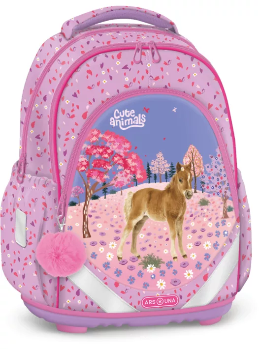 Lovas anatómiai iskolatáska, hátizsák, 43x33x22cm, Ars Una, Horse