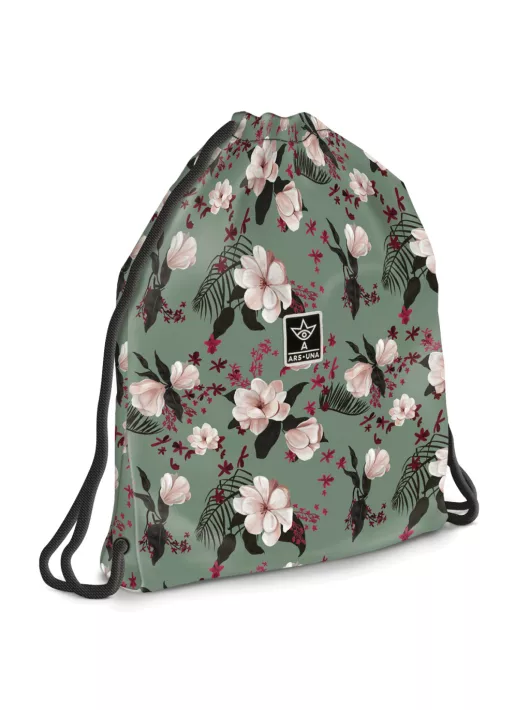 Ars Una tornazsák, sportzsák 46x38cm, Flowery Green