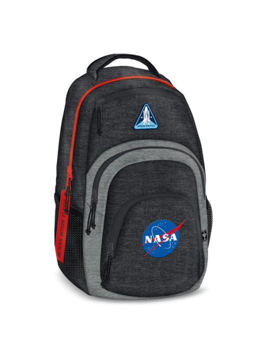 NASA hátizsák, iskolatáska, 46x32x22cm, kék logóval