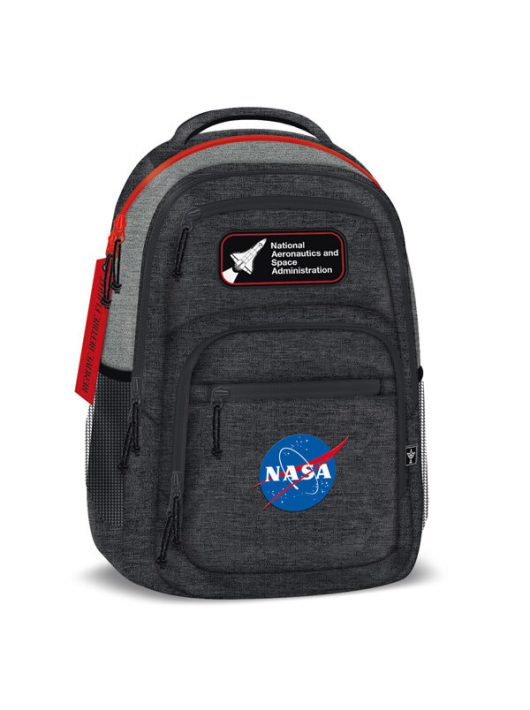 NASA hátizsák, iskolatáska, 49x33x23cm, kék logóval