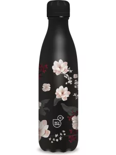 Ars Una fémkulacs, duplafalú, 500 ml, Flowery Black