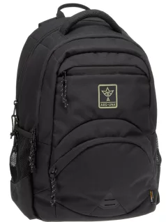   Ars Una ergonómikus hátizsák, iskolatáska, 45x33x23cm, 27l, Cordura-Black