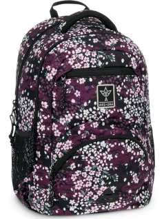   Ars Una ergonómikus hátizsák, iskolatáska, 45x33x23cm, 27l, Sakura