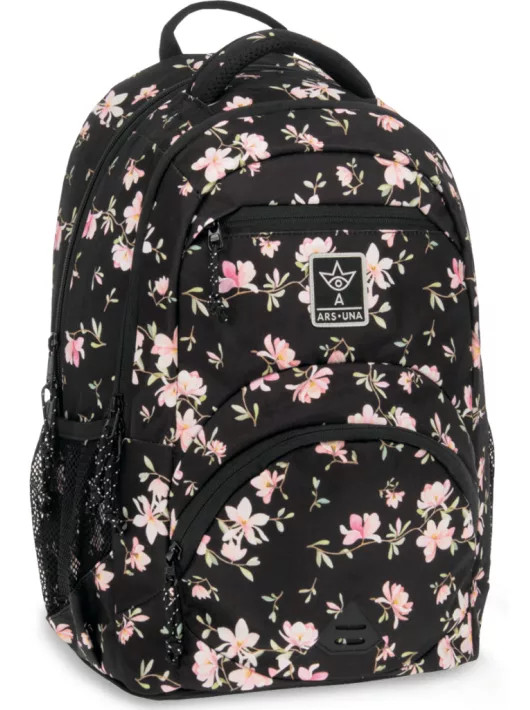 Ars Una ergonómikus hátizsák, iskolatáska, 45x33x23cm, 27l, Magnolia