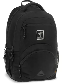   Ars Una ergonómikus hátizsák, iskolatáska, 45x33x23cm, 27l, Cordura-Black
