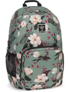   Ars Una hátizsák, iskolatáska, 48x32x25cm, 26l, AU-14, Flowery Green