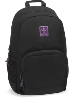 Ars Una hátizsák, iskolatáska, 48x32x25cm, 26l, AU-14, Girls Black-Violet Cordura
