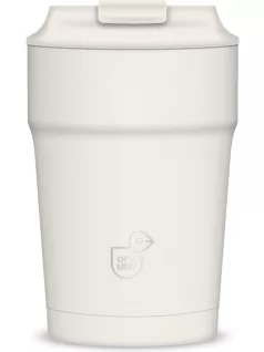   Thermo bögre, duplafalú, 350ml, Ars Una, Coconut milk, fehér