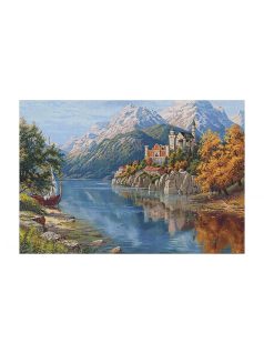 Gyémántfestés szett, Neuschwanstein kastély, 100x68cm