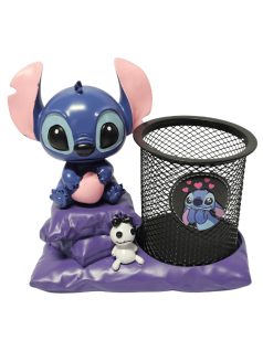   Stitch ceruzatartó, hálós ceruzatartó Stitch figurával, 14x14cm