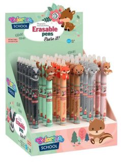 Radírozható golyóstoll, nyomógombos, Cool Pack Little Foxes, többféle