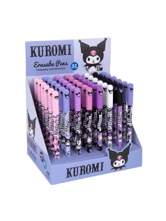   Radírozható golyóstoll, kupakos, Kuromi, Colorino School, többféle