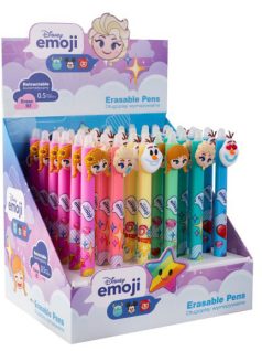 Radírozható golyóstoll, nyomógombos, Frozen Emoji, Colorino School
