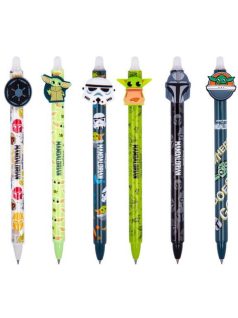   Radírozható golyóstoll, nyomógombos, Star Wars Mandalorian, Colorino School