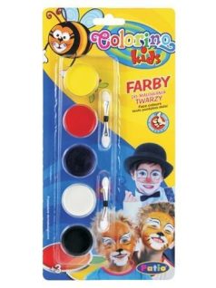 Arcfesték, tégelyes, 5 db-os, Colorino