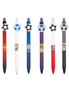   Radírozható golyóstoll, nyomógombos, Football, focicsapatok, Colorino School