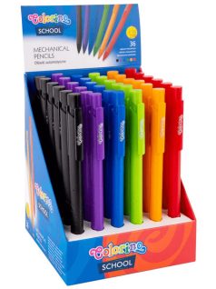   Töltőceruza, mechanikus ceruza 0,5mm, Colorinos School, vegyes színek