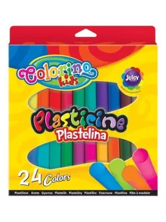 Színes gyurmakészlet, 24 db-os, Colorino